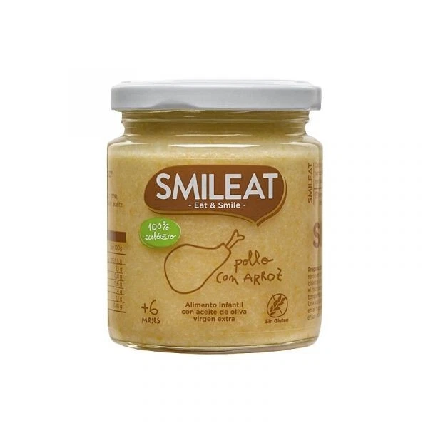 Smileat - Pollo Con Arroz (+6M, 230 G)