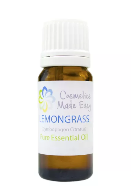 Lemongrass Pure Essential Oil (Cymbopogon Citratus) 10ml, 30ml, 100ml, 500ml