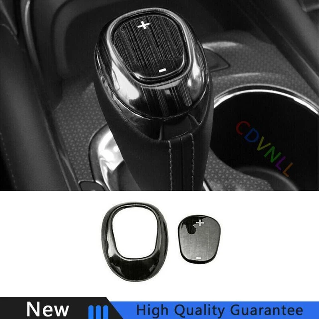 For Chevrolet Equinox Black Titanium 18-2021 Gear Shift Knob Shifter Lever Trim