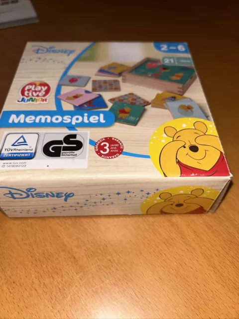 Disney Playtive Junior Memospiel ,21 Teile, Original Verpackung