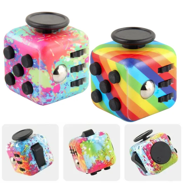 Fidget Cube Spinner Stress Relief Finger Hand Magic Toy Anxiety ADHD Autism NEW