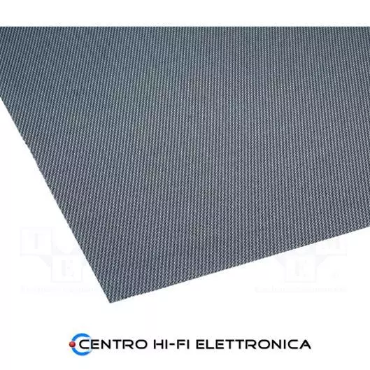 Tela acustica Grigio tessuto rivestimento per diffusori casse acustiche griglie