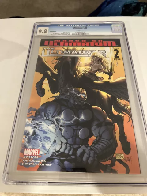 The Ultimates 3 #2 Michael Turner Variant Cover Cgc 9.8 Joe Madureira