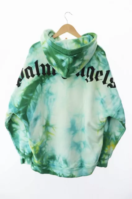 USED PALM ANGELS Tie Dye Pattern Pullover Hoodie Parka L $294.49 - PicClick