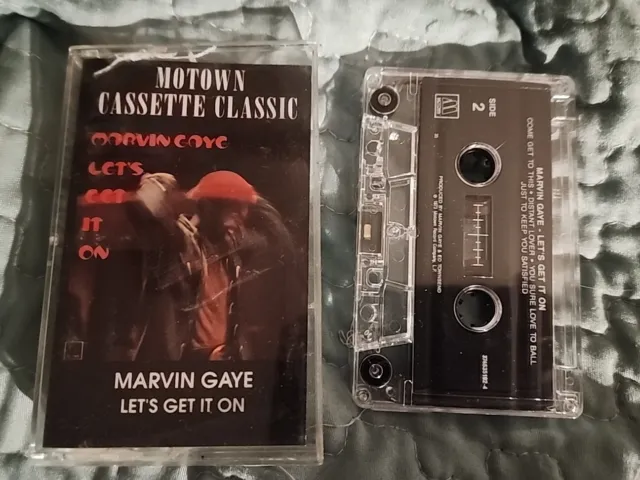 MARVIN GAYE Let's Get It On Cassette Tape 1992 Motown Funk Soul