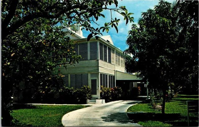 The Little White House In Naval Station Key West Florida FL Unposted Postcard