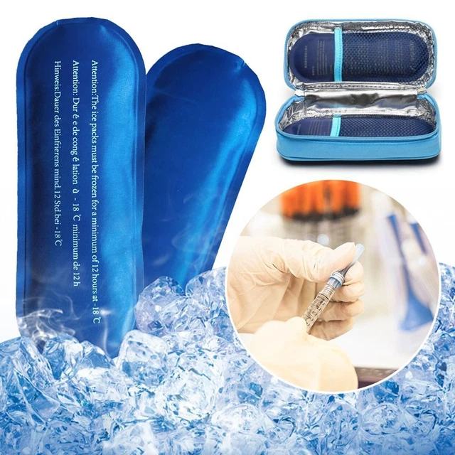 Medicla Cooler Travel Case Cold Gel Insulin Cooling Bag Pill Protector Ice Pack
