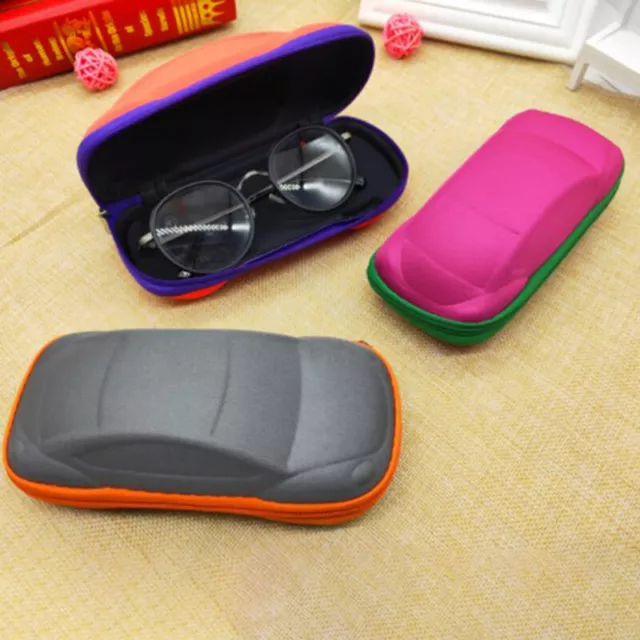 Niños Gafas en forma de coche Estuche Lindos estuches de gafas de sol para niños 3