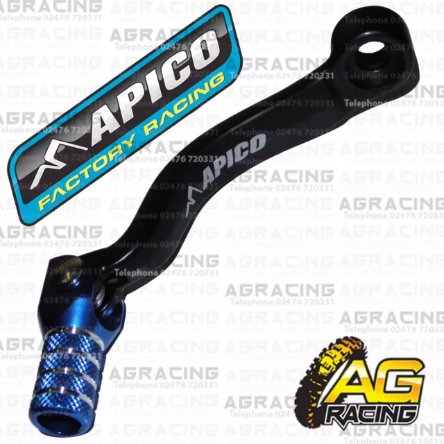 Apico Black Blue Gear Pedal Lever Shifter For Husqvarna TC 125 2017 17 Motocross