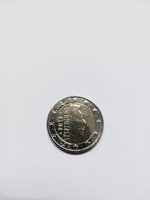 2 euros  commémorative Luxembourg 2012