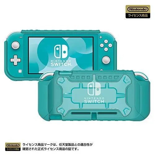 Nintendo Switch Lite Clear Turquoise Tough Protector - Officially Licensed
