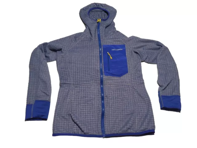 Patagonia R3 Regulator Fleece Hoody Reversible Jacket Blue Women's (Read Desc)