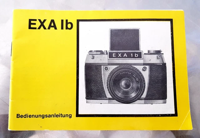 Orig. EXA 1b operating instructions text: German - good condition!