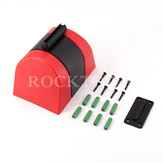 New 10M RED Retractable barrier tape safety crowd control warning sign belt type