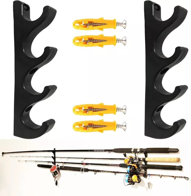  Adjustable Horizontal Fishing Rod Storage Rack Holder