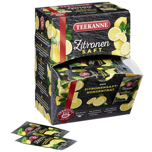 TEEKANNE Zitronensaft 100 x 4,0 ml