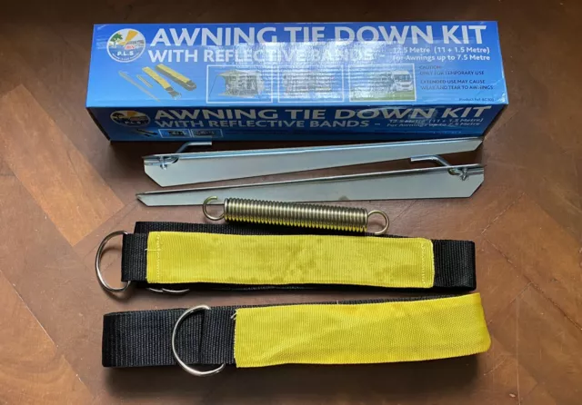 Awning Tie Down Kit / Storm Strap For Caravan Motorhome Awning Tent Canopy *New*