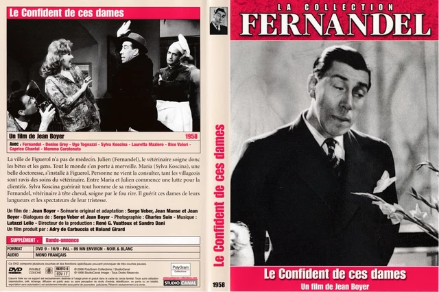 DVD NEUF -Collection Fernandel - Le confident de ces dames
