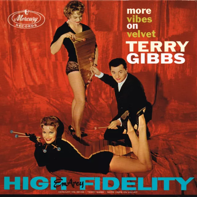 TERRY GIBBS more vibes on velvet U.S. MERCURY LP_orig 1956 cheesecake stunner