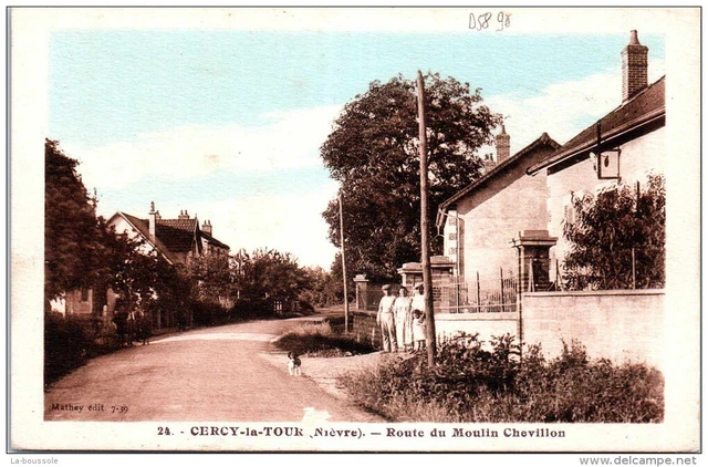 58 CERCY LA TOUR - route du moulin chevillon -
