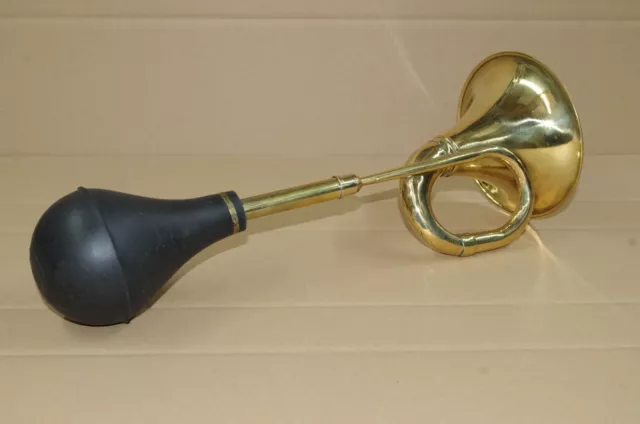 Grand Brass Klaxon à Poire Oldtimer Trompette 45 CM Diamètre 15 Laiton Corne