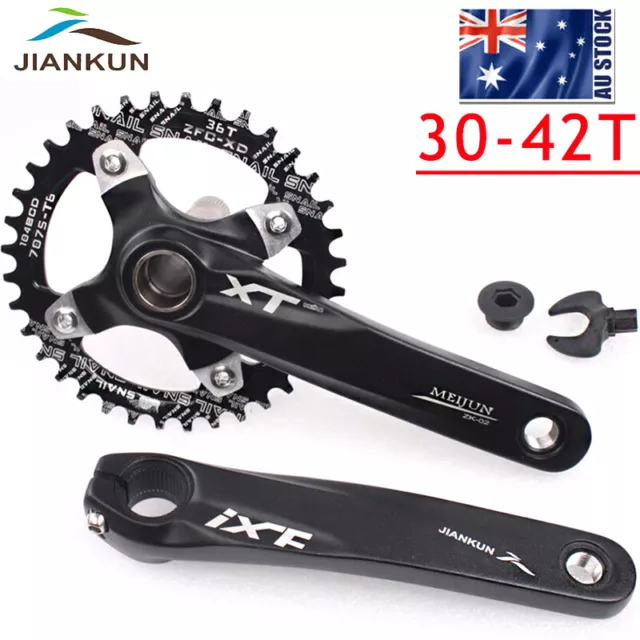 104BCD 170mm Crank set MTB Bike 30-42T Chainset Chainring Sprocket Chainwheel BB