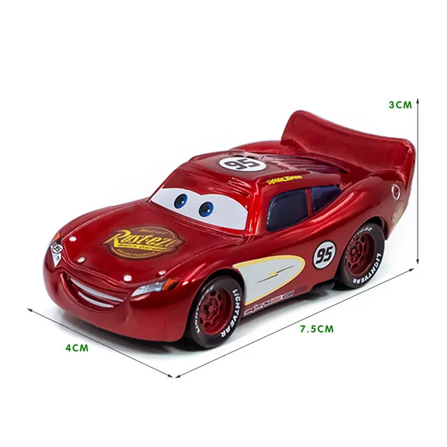 Disney Pixar Cars Lot Style Lightning McQueen Series 1:55 Diecast Car Toys Gifts 2