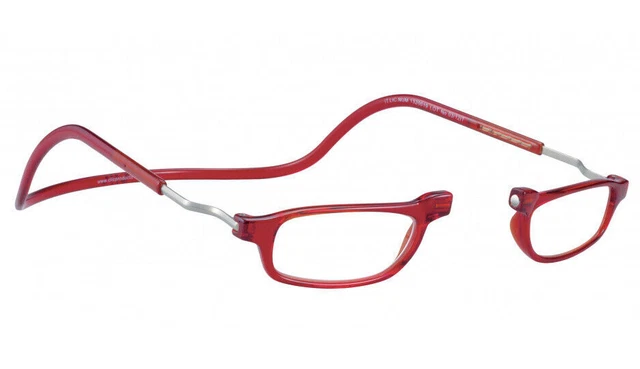 TBOC Pack: Lunettes de Lecture – (Deux Unités) Dioptrie +1.00 Monture Bourdeaux Femme Homme Aimant Fermeture Pliable Régable Magnetique
