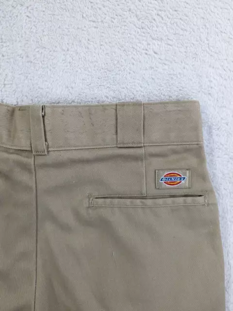 Dickies Chino beige Damenshorts Vintage Freizeit Sommerhose Damen Größe W30 3