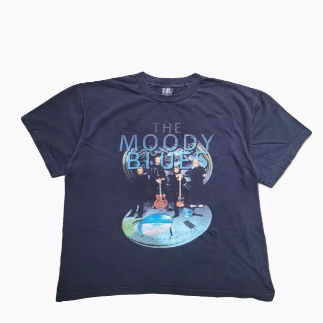 Vintage 1999 The Moody Blues Strange Times Tour T-Shirt Giant Tag Size XXL