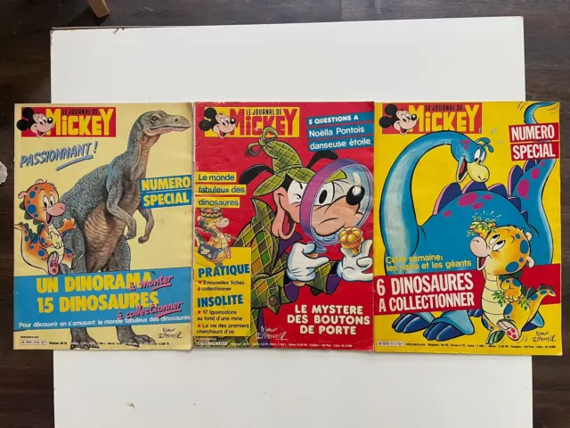 Mickeys Tagebuch - Ausgaben 1712, 1714 & 1717. April/Mai 1985. Vintage Comics