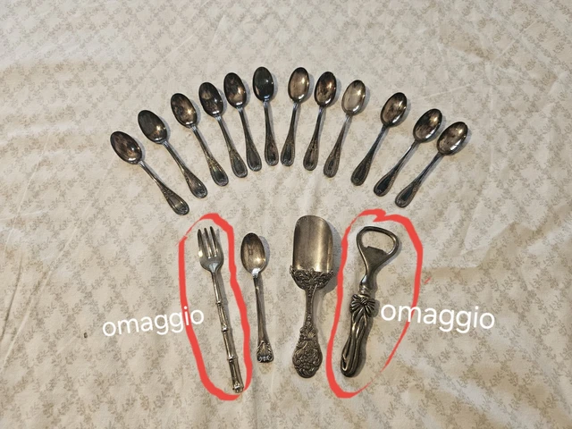 Hahhhha Set di cucchiaini da caffè da 12,2 cm con supporto, cucchiaio