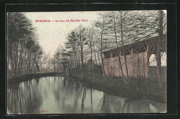 CPA Eysines, Le Lac du Moulin Noir