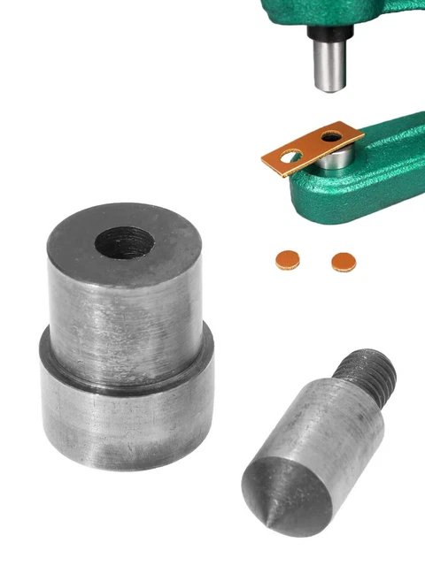 Punching Die for Hand Press Grommet Machine Eyelet Hole Punch Tool (6mm (1/4 ...