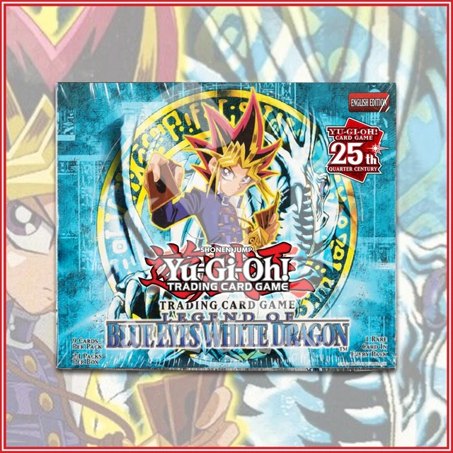 YUGIOH LEGEND BLUE EYES WHITE DRAGON Booster Box 25th Anniversary Presale 7/14 A 0.99 PicClick