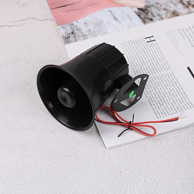 12V siren air horn speaker car auto van truck pa system loud electric al'7H Wa