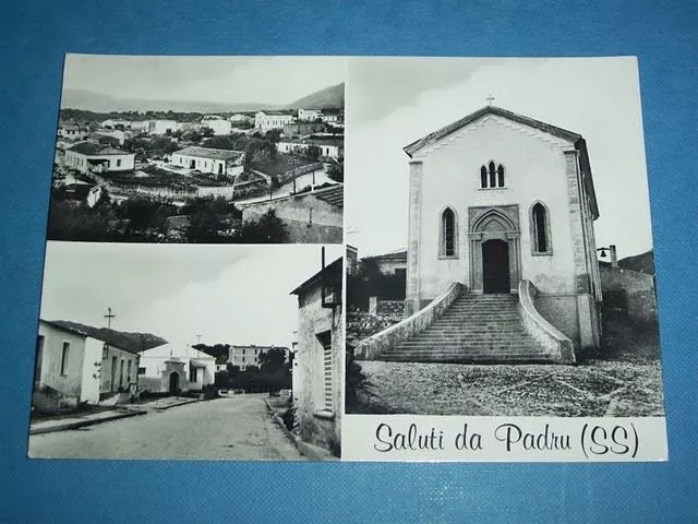 Cartolina Padru (Sassari) - Vedute diverse 1960 ca.