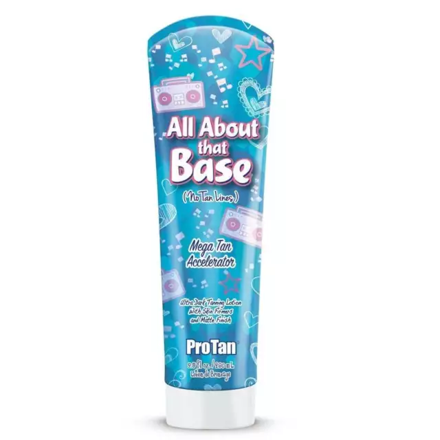 ProTan All About That Base Sonnenliege Bräunungsbeschleuniger 280ml Tube + KOSTENLOSE BRILLE