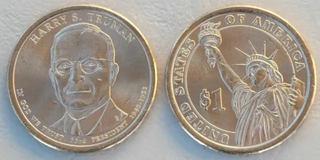 USA Präsidentendollar 2015 Harry S. Truman P unz.