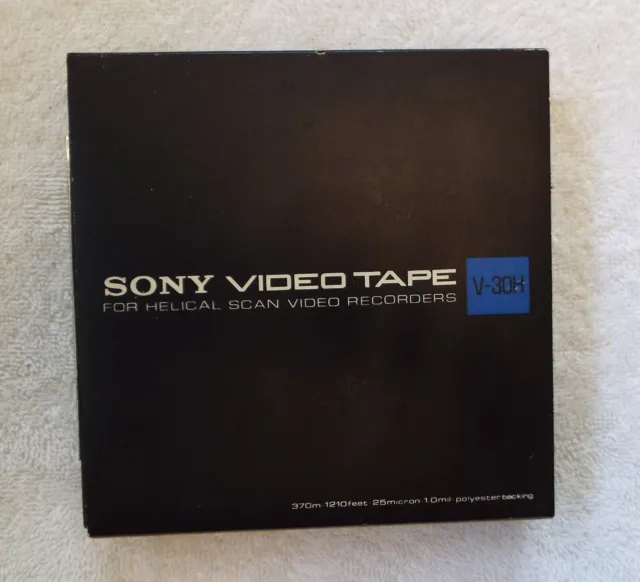 SONY 1/2 VIDEO TAPE 5 REEL V-30H for reel-to-reel Videotape recorders NEW  $19.84 - PicClick