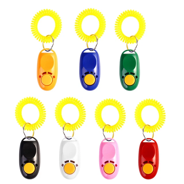 7 PIEZAS Cachorro Clicker Entrenamiento Clicker Perros Perro Timbres Perro Entrenamiento Clicker
