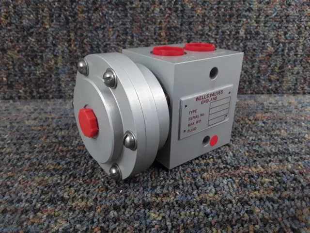 Valvola azionata pilota pneumatico aria ad altissima pressione Wells K48325 6000psi W/P*