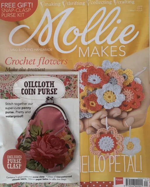 Mollie Makes Magazine Living & Loving Handmade *NEW* Back Issue No 24 with Gift