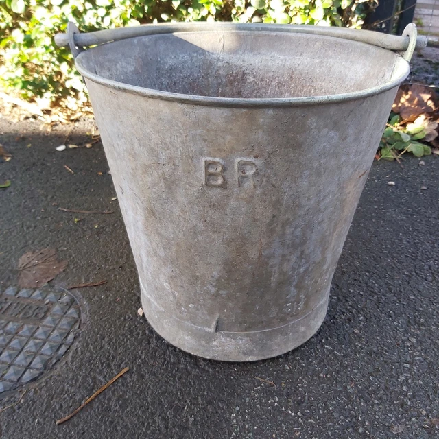 VINTAGE 1950S BRITISH Rail Galvanised Bucket £30.00 - PicClick UK