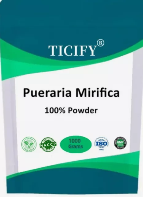 Pueraria Mirifica 5000mg Pulvers , Extrakt,   hochdosiert, Brustvergrößerung Veg