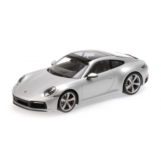 Porsche 911 992 Carrera 4S Silver 2019 1/18 Minichamps 155067322 Neuve En Boite