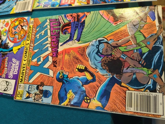 Uncanny Xmen lot of 4.  #147, 148, 149, & #150. 1st app Caliban. Xmen Vs Magneto 2