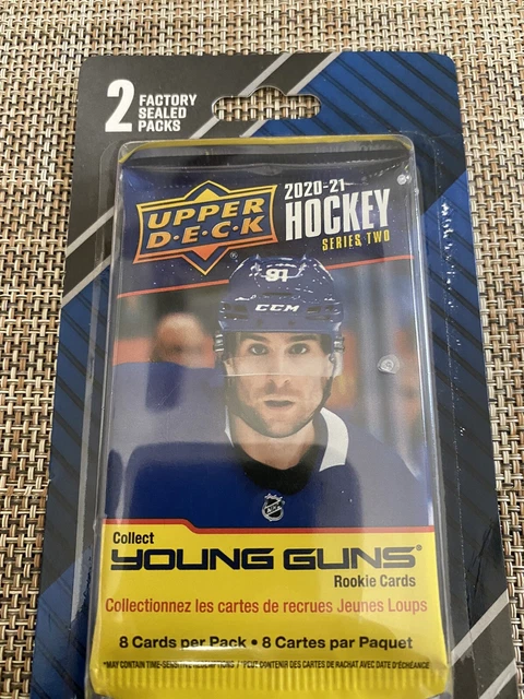 2020-2021 UPPER DECK SERIES  TWO NHL Hockey YOUNG GUNS 2 PACK FACTORY SEALED NEW