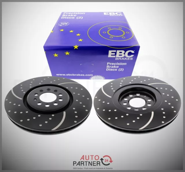 EBC für VW Golf 4 IV R32 Audi TT Turbogroove Bremsscheiben Bremsscheibe vorne VA