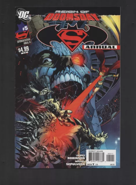 DC Comics Superman / Batman Annual June 2011 NO#5 Comic Book Comicbook Comic